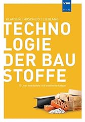 Technologie baustoffe handbuch gebraucht kaufen  Wird an jeden Ort in Deutschland