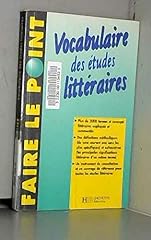 Vocabulaire études littérair d'occasion  Livré partout en France
