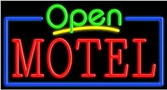 Motel glass neon for sale  Delivered anywhere in USA 