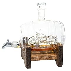 Glass barrel decanter for sale  Delivered anywhere in USA 