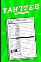 Yahtzee score sheets gebraucht kaufen  Wird an jeden Ort in Deutschland