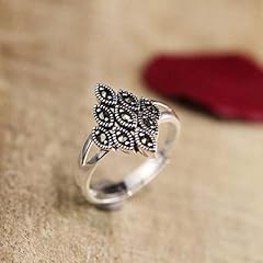 Weisha marcasite ring for sale  Delivered anywhere in Ireland