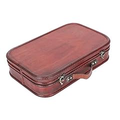 Retro Suitcase Antique Vintage Wood Box Hand Luggage, used for sale  Delivered anywhere in USA 