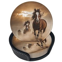 Pcs leather coasters for sale  Delivered anywhere in USA 