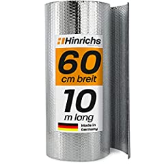 Hinrichs Isolierfolie Dämmfolie 10m x 60cm – Thermofolie gebraucht kaufen  Wird an jeden Ort in Deutschland