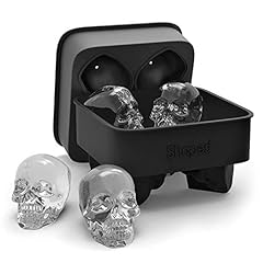 3D Skull Ice Mold Tray, Super Flexible High Grade Silicone for sale  Delivered anywhere in USA 