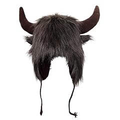 Bison horns hat for sale  Delivered anywhere in UK