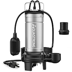Aquastrong 1hp sewage for sale  Delivered anywhere in USA 