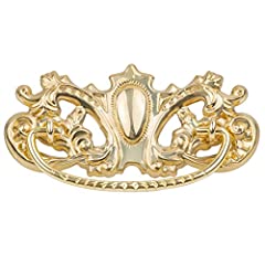 Used, Victorian Brass Drawer Bail Pull | Centers: 3" | Handle for sale  Delivered anywhere in USA 