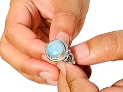Bague larimar argent d'occasion  Livré partout en France