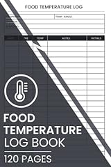 Food temperature log for sale  Delivered anywhere in USA 
