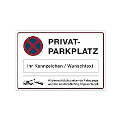 Schild privatparkplatz individ gebraucht kaufen  Wird an jeden Ort in Deutschland