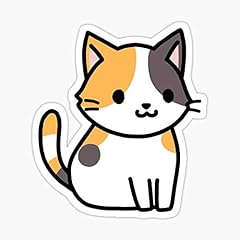 Calico cat sticker for sale  Delivered anywhere in USA 