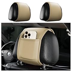 2pcs leather headrest for sale  Delivered anywhere in USA 