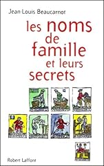 Noms famille secrets d'occasion  Livré partout en France