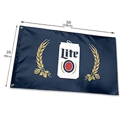 Miller lite flag for sale  Delivered anywhere in USA 