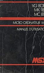 Micro ordinateur msx d'occasion  Livré partout en France