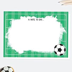 Note card football for sale  Delivered anywhere in UK