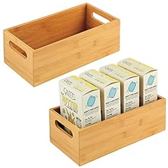 Mdesign bamboo storage for sale  Delivered anywhere in USA 