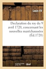 Declaration roy avril d'occasion  Livré partout en France
