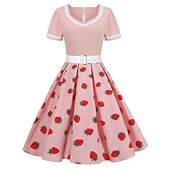 Vintage strawberry dress for sale  Delivered anywhere in USA 