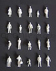 100x Modell Figuren-Menschen Weiß Unbemalt 1:100 für, gebraucht gebraucht kaufen  Wird an jeden Ort in Deutschland