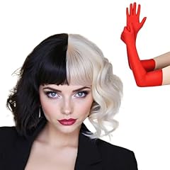 Black white wigs for sale  Delivered anywhere in UK