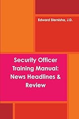 Security officer training for sale  Delivered anywhere in UK