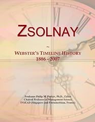 Zsolnay webster timeline for sale  Delivered anywhere in UK