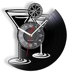 Wall clock martini for sale  Delivered anywhere in UK
