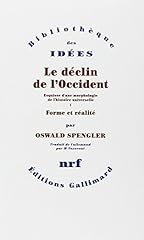 Déclin occident. volume d'occasion  Livré partout en France