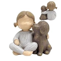 Girl dog sculptures for sale  Delivered anywhere in UK