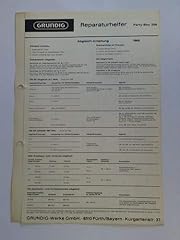 Grundig reparaturhelfer 1968 for sale  Delivered anywhere in UK