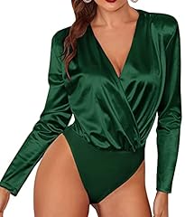 Chigant satin bodysuit for sale  Delivered anywhere in USA 