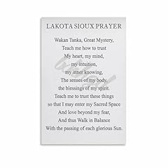 Lakota sioux prayer for sale  Delivered anywhere in USA 