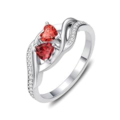 Heart garnet ruby for sale  Delivered anywhere in USA 