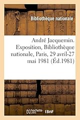 André jacquemin. exposition d'occasion  Livré partout en France