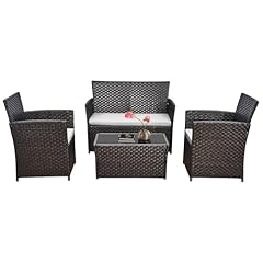 Seater rattan garden for sale  Delivered anywhere in UK