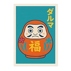 Daruma doll poster for sale  Delivered anywhere in UK