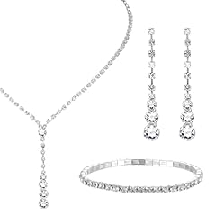 Crystal jewelry set for sale  Delivered anywhere in UK