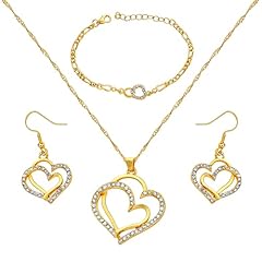 Gold plated heart for sale  Delivered anywhere in USA 