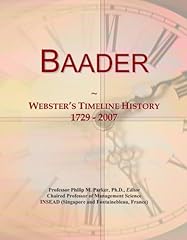 Baader webster timeline for sale  Delivered anywhere in UK
