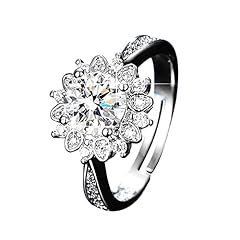 Moissanite solitario anello usato  Spedito ovunque in Italia 