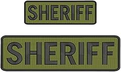 Sheriff embroidery patch for sale  Delivered anywhere in USA 