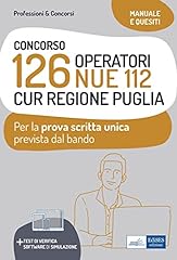 Concorso 126 operatori usato  Spedito ovunque in Italia 