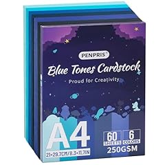 Blue tones cardstock for sale  Delivered anywhere in UK