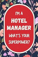 Hotel manager notebook for sale  Delivered anywhere in UK