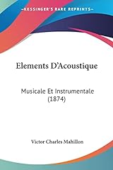 Elements acoustique musicale d'occasion  Livré partout en France