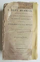 Biblia hebraica 1839 for sale  Delivered anywhere in USA 
