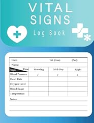 Vital signs log for sale  Delivered anywhere in USA 